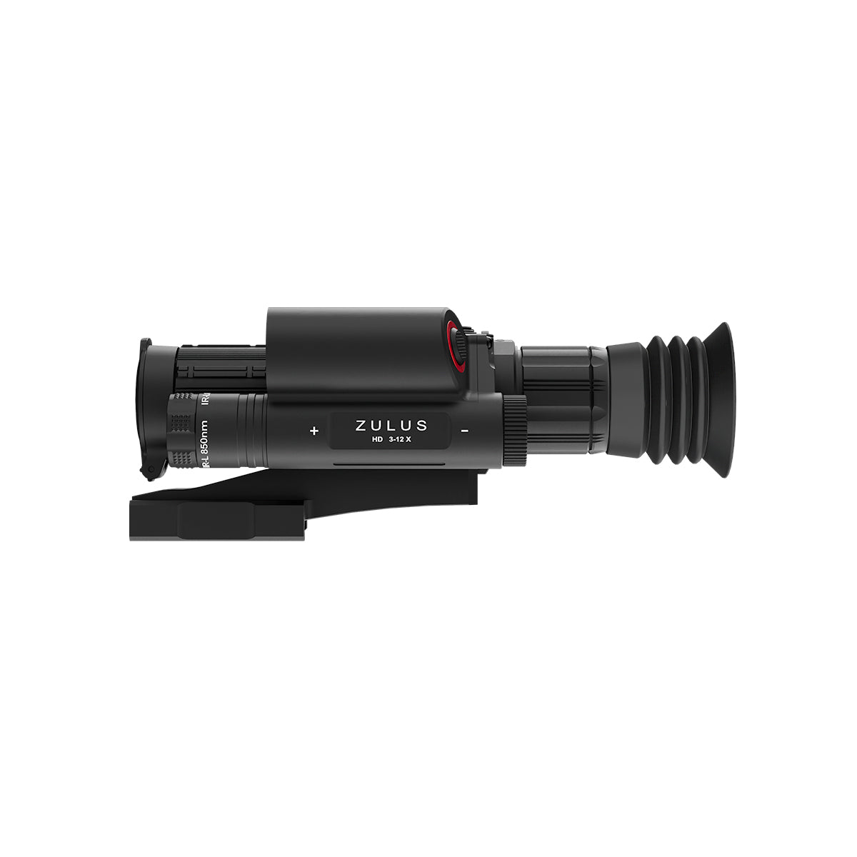 ZHD312R - ZULUS HD 3-12X Digital Night Vision Scope with Laser Rangefinder and Ballistic Calculator