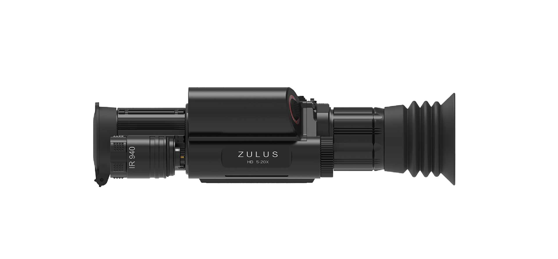 ZHD520R - ZULUS HD 5-20X Digital Night Vision Scope with Laser