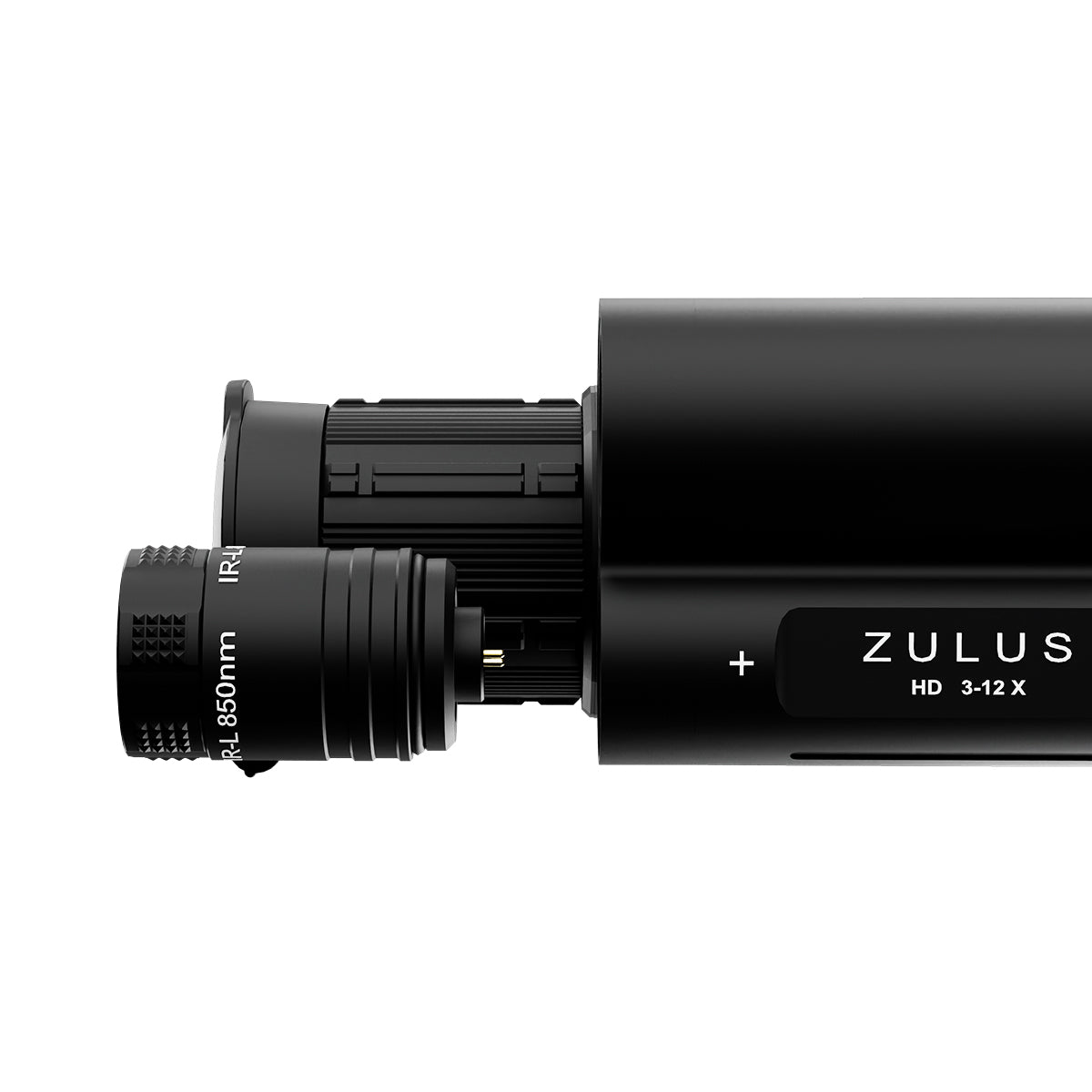 ZHD312R - ZULUS HD 3-12X Digital Night Vision Scope with Laser Rangefinder and Ballistic Calculator