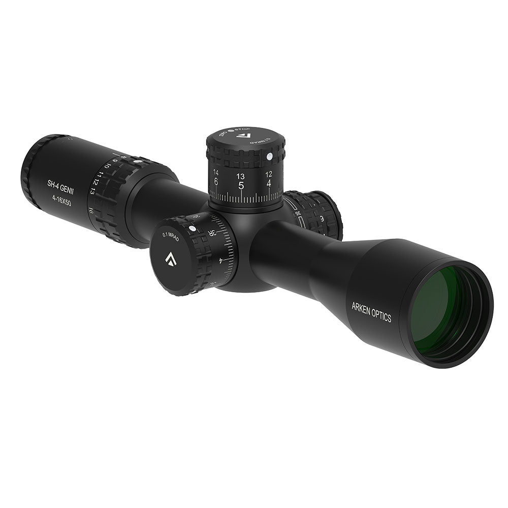 SH-4 4-16X50 GEN2 FFP Illuminated Reticle with Zero Stop - 34mm Tube