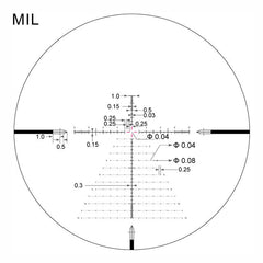 SH-4J 6-24X50 FFP Illuminated Reticle with Zero Stop - 34mm Tube