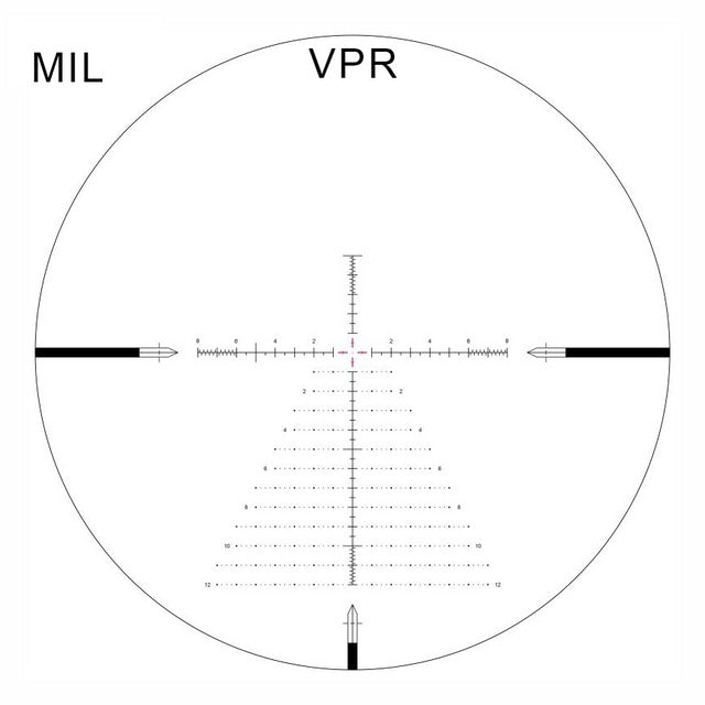 SH-4J 6-24X50 FFP Illuminated Reticle with Zero Stop - 34mm Tube