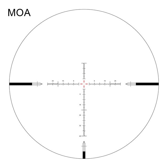 SH-4J 6-24X50 FFP Illuminated Reticle with Zero Stop - 34mm Tube